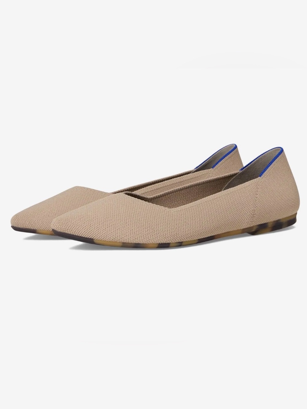 Rothy’s Pointed Toe Ecru Flats Size: 8